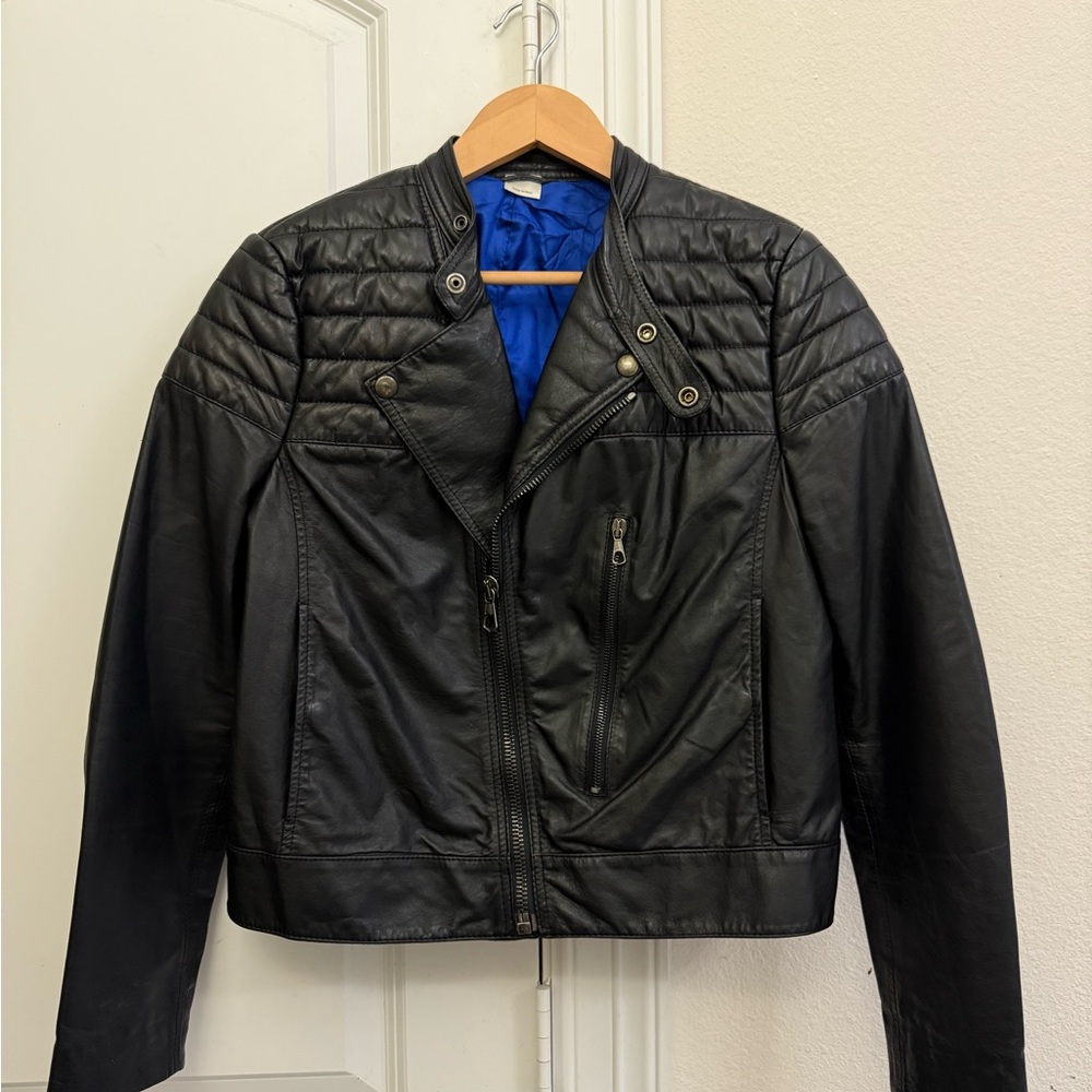 Acne Studios Danger Leather Jacket sz 38 us 6 Great Condition